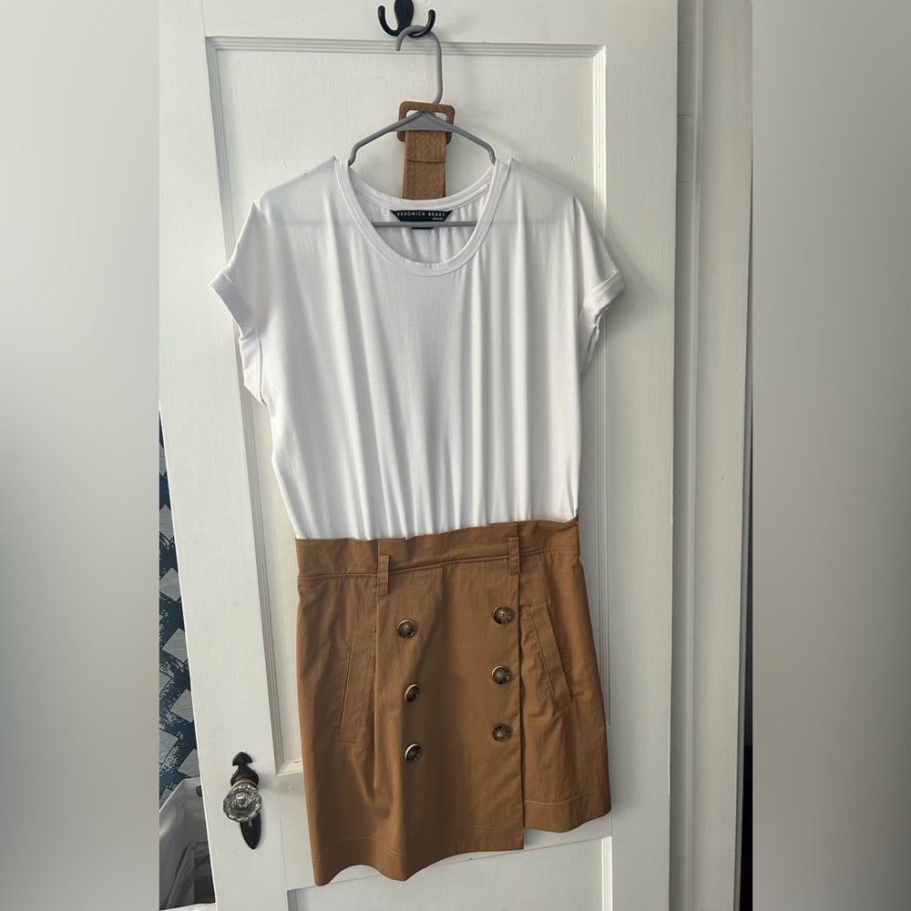 Veronica Beard Mixed Media Dress Gem